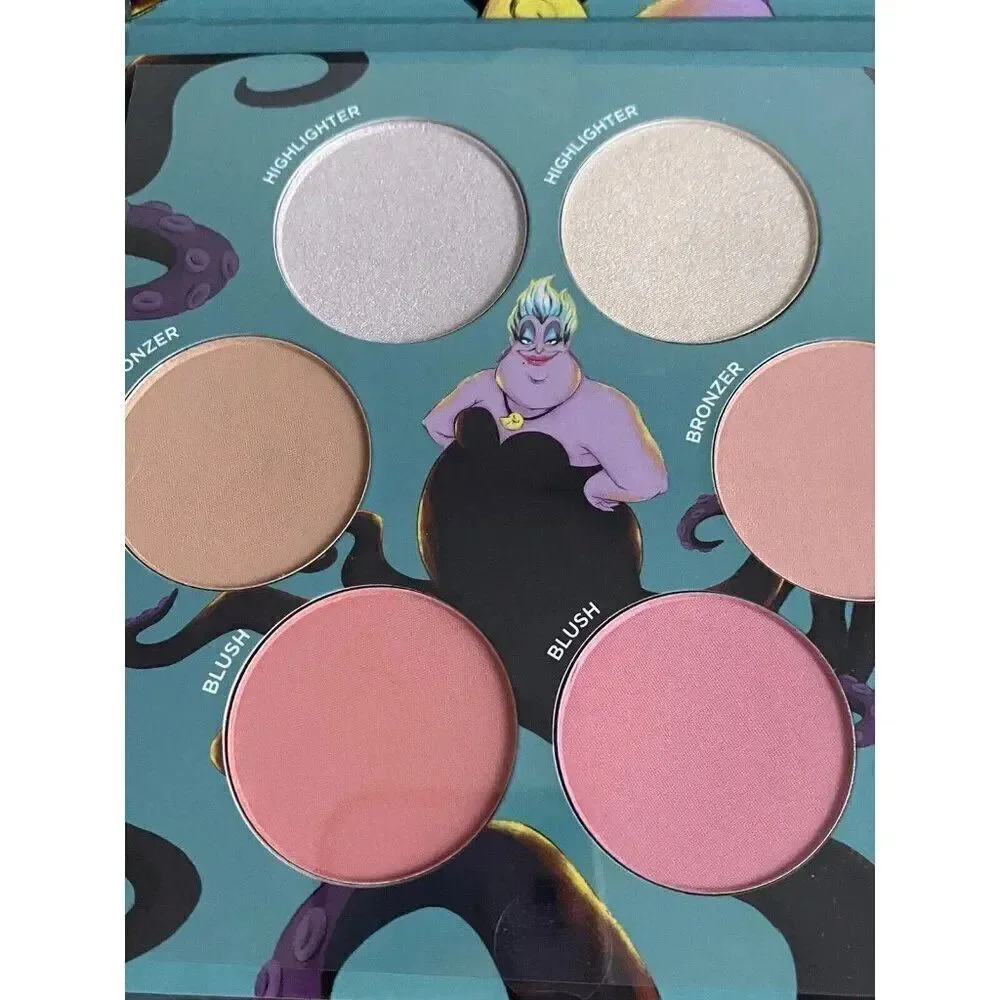 Disney Villains URSULA Complexion Palette Bronzer Highlighter Blush 6 Shades NEW
